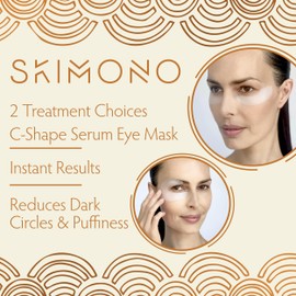 SKIMONO Radiance Recovery Eye Mask 5ml x10 - Multipack Eyemask Eye Patches for Face Care, Brightens, Moisturises, and Softens Fine Lines