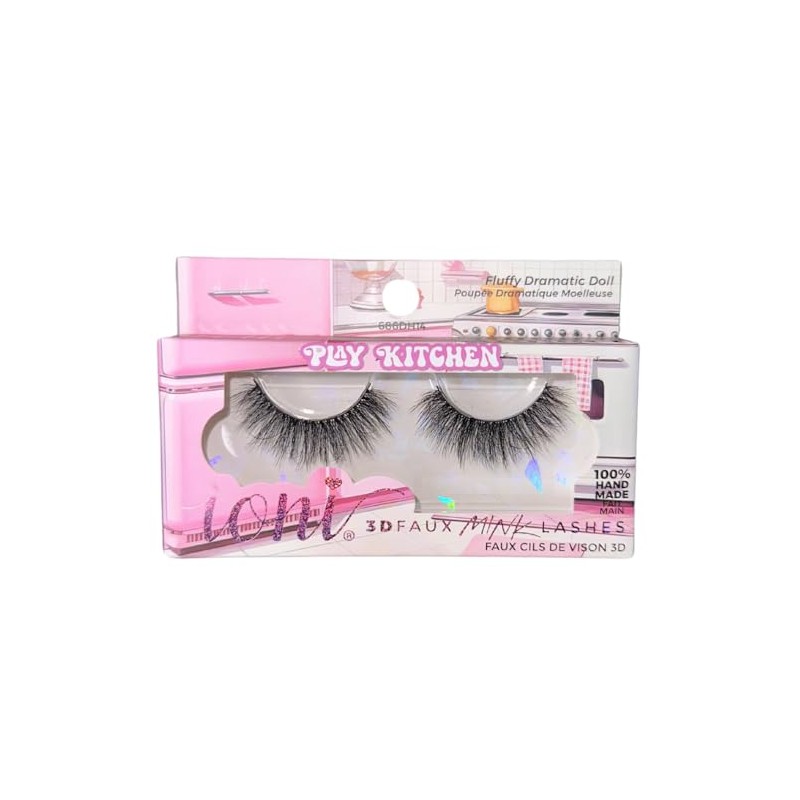 IONI 3D FAUX MINK LASHES (686DH14), Black