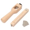Leather Band Cutting Tool Adjustable Wooden Hand Leather Craft Accessories