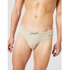 EMPORIO ARMANI Slip da Uomo in Raso con Etichetta Marrone
