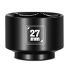 BLACKROBOT 27mm Low Profile Oil Filter Socket, 3/8" Drive 6-Point