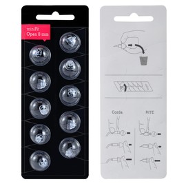 Hearing Aid Domes for Oticon Minifit Bass 8mm Open（3 Pack），Universal Domes for Oticon Hearing Aid Supplies