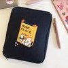 Tablet Sleeve Bread Cartoon Style Dual Zippers Soft Waterproof Breathable