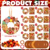 Hollowfly 48 Sets Christmas Wreath Craft Kits for Kids DIY
