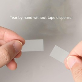 MJUNM Tape Refills - Clear Transparent Tape for Dispenser, Glossy, Office, Home, School, 3/4 x 900 in