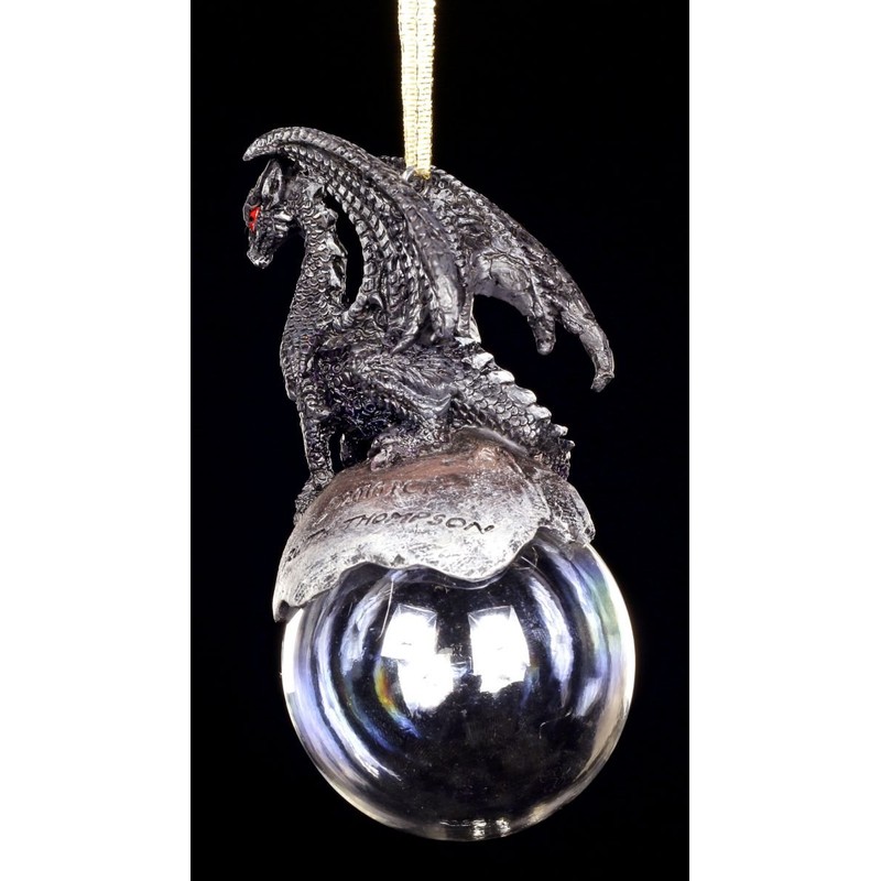 Figuren Shop GmbH Dragon Christmas Tree Decoration Checkmate Black |