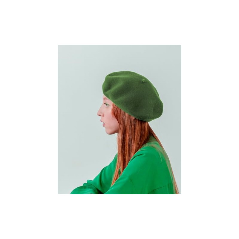 Van Der Rich® French Classic Beret for Women, Light khaki