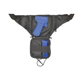 5-56.de AK12 Bum Bag Holster for Sig Sauer P250 Compact / P250 Subcompact / P250 Carry / P320 Carry / P320 Compact / P320 Subcompact / 1911 Traditional Compact Black