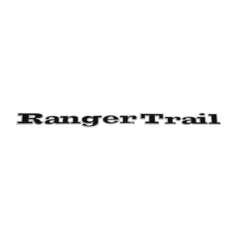 RANGER TRAIL RAISED EMBLEM DECAL TRAILER BLACK 7604468 MARINE BOAT