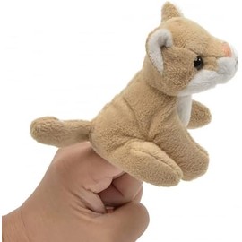 Unipak 1199ML Mountain Lion Plush Finger Puppet, 3.5-inch Height