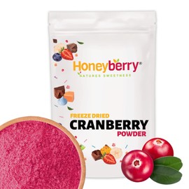 Freeze Dried Cranberry Powder 500g - No Added Sugar All Natural Cranberry Powder - Freeze Dried Powdered Cranberries