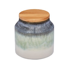 Cooksmart Ceramic Coffee Canister | Tea Coffee Sugar Canisters For All Type Of Kitchens | Coffee And Tea Storage Jars With Modern Designs