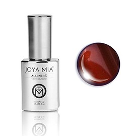 JOYA MIA Aluminix Super shiny Silver Base for Chrome Gel Nail Polish, use without silver base to get Jelly Nail effect, Long Lasting Easily Soak Off 15ml