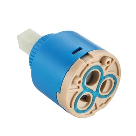 ZYTTOO 35mm Ceramic Faucet Cartridge Replacement, Compatible with Kraus, Moen, Kohler Single Handle Kitchen & Bathroom Faucets, Drip-Free, High Durability