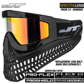 JT Flex 8/Premise/Proflex/Spectra Dual-Pane Thermal Mask Lens w/PBB Barrel Plug - Prizm 2.0 Hi-Def