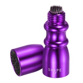 PATIKIL 3-in-1 Snooker Pool Cue Tip Tool, Billiard Cue Stick Tip Tool Repair Cue Tip Accessories Scuffer/Shaper/Aerator, Purple