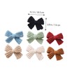 Baby Girls Hair Bowknot Clips 7pcs Hair Bow Clip Set