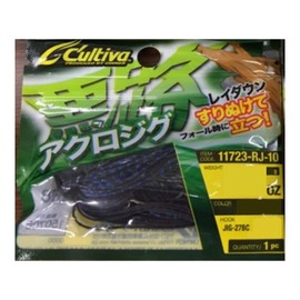 Owner (Owner) Rubber Jig RJ-45 10 Evil Circuit Jig 1/4oz, G Black/Blue Glitter # 03 No. 11723 