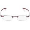 Visualites 1 Rose 1.25 Rectangle Reading Glasses