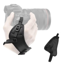 LimoStudio (2 Pack) Camera Hand Straps, Padded Wrist Grip for DSLR Cameras, Premium Microfiber Synthetic Leather, AGG3442