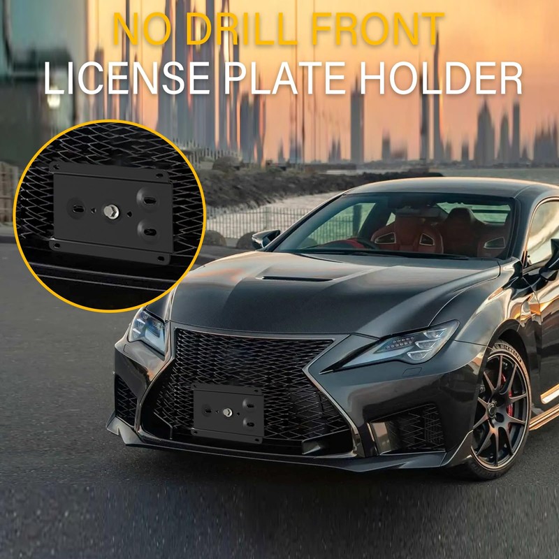 Anti-Theft License Plate Holder Compatible with Lexus LX J310 2022-2024,