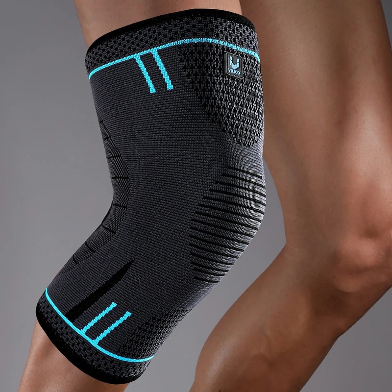 1 piece of compression knee support sleeve, elastic, breathable, anti