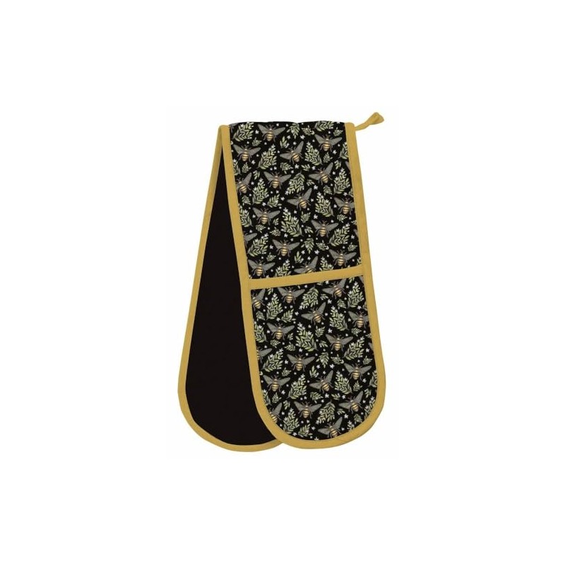 Double Oven Gloves Catherine Rowe Honey Bee - Luxury Organic