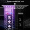 Shower Head with LED, High Pressure 10'' Rain Shower Head