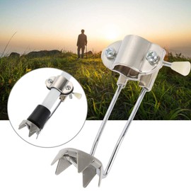 Yinzersy 杖アイスグリップ交換用松葉杖アイスグリップ、杖アイスグリップ、トレッキングポール用木製杖杖杖クラッチ