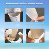 MroMax Fit 3.54" Outer Diameter Flange Water Pipe Cover Decoration