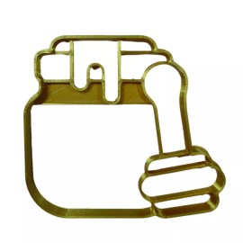 AJT HONEY JAR POT WITH DIPPER COOKIE CUTTER MADE IN USA PR5410