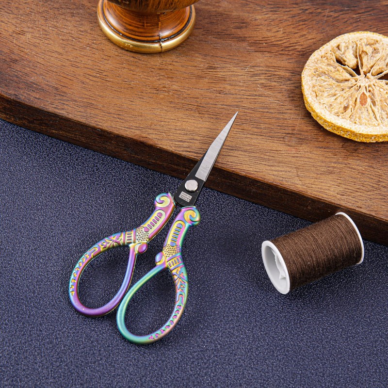 Premium Small Craft Scissors with Beautiful Decos - Comfortable Handles