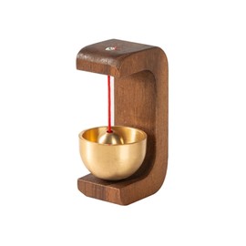 Shopkeepers Bell for Door Opening Magnetic Wooden Doorbell, Business Entrance Chime, Unique Decorative Hanging Accessory for Office and Home, Creative Gift, Perfect for Door Décor (Style C)