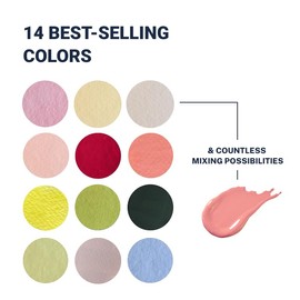 SUI Gouache Paint Set(15ml/2Tubes) - Watercolor Gouache | Green,Lime | Easy Mixing |Watercolor Paints for Beginners, Artists, Acuarelas