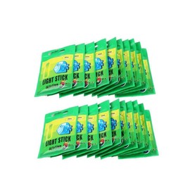 TAVICE 50 Pcs Chemical Light Fishing Fluorescent Glow Stick Clip On The Rod Tip (10 Packs)