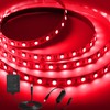 iNextStation 12V LED Strip Light Red, 16.4ft/5M SMD5050 LED Strip