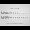 Domiya F-064 Nail Tips for Feet, Set of 24, Foot
