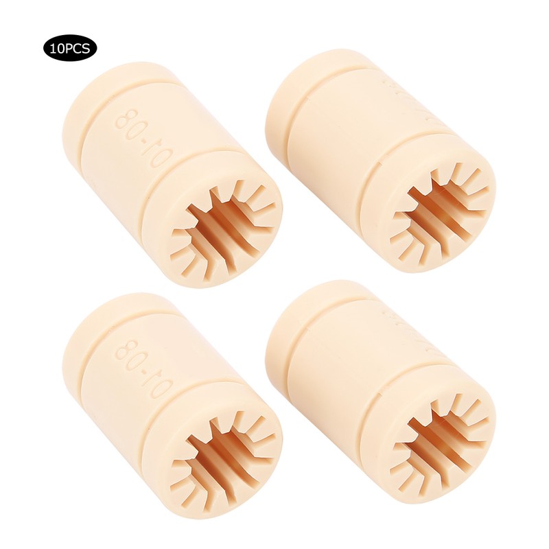 10Pcs LM8UU Bearing Plastic Linear Bushing Parts LM8UU RJMP 3D