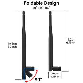 YELUFT 2pcs 868MHz LoRa Antenna 5dBi Gain Omnidirectional SMA Connector