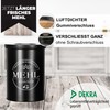 IDEALTASTIC® Premium Flour Storage Black, Airtight Flour Box 500 g