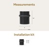 Mega Handles Floor Door Stopper - Black Door Stopper Quickly