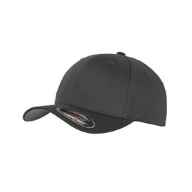 Flexfit Wooly Combed Unisex Cap Dark Grey S-M, darkgray