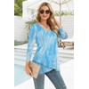 SeSe Code - Blusa de manga 3/4 para mujer, con