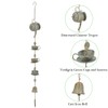 Brogan 40" H Teapot & Cups Rain Chain with Bell