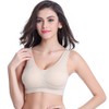 Vermilion Bird Women's 3 Pack Seamless Comfortable Sports Bra with