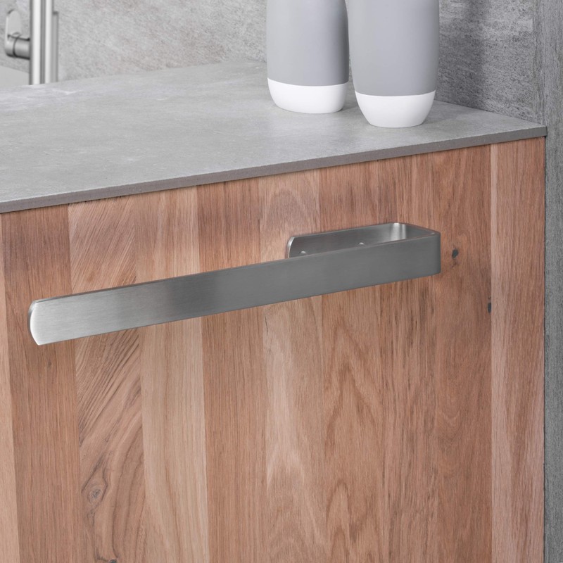 Gedotec Peli Towel Rail Bathroom Towel Rail Matt Brushed Stainless