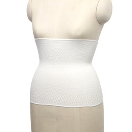 Made in Japan, EM Cotton, Stomach Wrap, Regular Length (Approx. 13.8 inches (35 cm), Width 31.5 - 40.9 inches (80 - 104 cm), LL: Off-White, EM Cotton, Unisex, Cotton