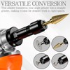 100-Tyle Angle Grinder to Straight Grinder Adapter - 2Pieces Converter