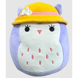 Squishmallows Holly The Owl with Bucket Hat, 5 inch Plush