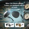 LONGLU Smart Glasses, AI Smart Glasses with Hyper MZT App